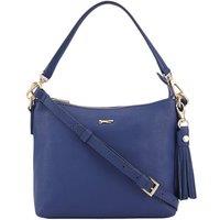 Paul Costelloe Women's 'Mestolo' 100% Real Leather Day Bag in Mid Blue