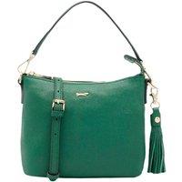 Paul Costelloe Women's 'Mestolo' 100% Real Leather Day Bag in Dark Green