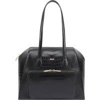 Paul Costelloe Women's Shingo Leather Shoulder Bag in Black