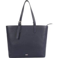 Paul Costelloe Women's Cambridge Leather Shoulder Bag in Navy