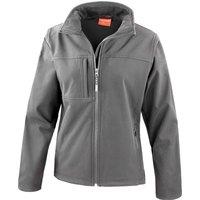 Result Women's Classic Soft Shell Jacket in Grey | Size: 10