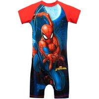 Marvel Boy's Spiderman Surfsuit in Red | Size: 4-5 Years