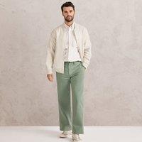 Lands' End Men's Everyday Chinos, Relaxed Fit in Pale Green | Size: 34XL
