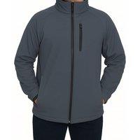 Himalayan Men's High Performance Windbreaker Softshell Jackets in Grey | Size: Small