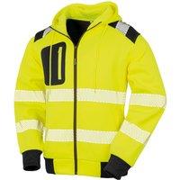 Result Men's Safety Hoodie in Yellow | Size: Large