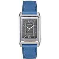 Heritor Automatic Men's Esteban Leather Band Watch in Blue