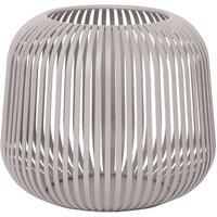 Blomus Lito Lantern Candle Holder Small - Mourning Dove in Light Grey