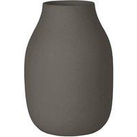 Blomus Colora Ceramic Vase Small - Steel Gray in Grey
