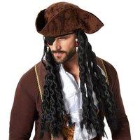 tectake Unisex Fancy Dress - Pirate Hat Pirate Hat