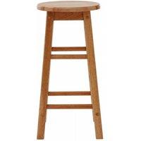 Orsina Maison by Premier Natural Tropical Hevea Wood Bar Stool