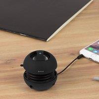 Tech+ Geo Pop Bluetooth Portable Rechargeable 2W Speaker in Black