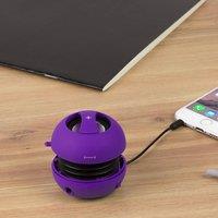 Tech+ Geo Pop Bluetooth Portable Rechargeable 2W Speaker in Purple