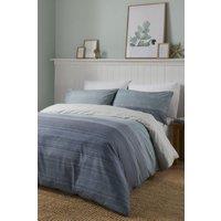 Fusion 'Fairhaven' Easy Care Duvet Cover Set in Blue | Size: Double
