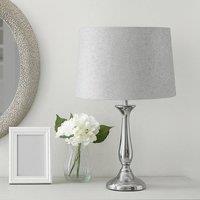 Voltico Modern Glitter Lampshade or Ceiling Light Shade in Silver