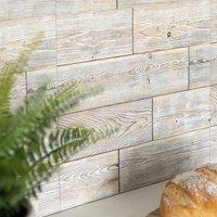 D-C-Fix Rustic Oak Self Adhesive Vinyl Wall Tiles Pack of 6 (0.56sqm) in Beige | Size: 300mm x 300mm