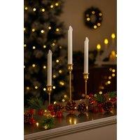 Marco Paul 3pc Dinner Candle Holder Set - Gold | Size: 500g