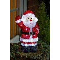 Marco Paul Pre-Lit Santa Claus Christmas Decoration in Red