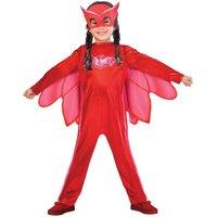 I Love Fancy Dress PJ Masks Owlette Costume in Red | Size: Medium