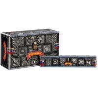 KDMD Set of 12 Packets of Super Hit Incense Sticks in Black