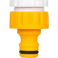 Hozelock Threaded Tap & Hose End Connector in Yellow