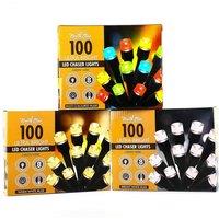 Voltico 100 LED Chaser Lights - Green Wire in Warm White