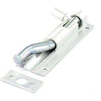 Securit Necked Aluminium Door Bolt in Silver
