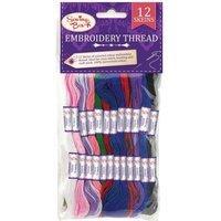 Sewing Box Embroidery Thread (Pack of 12)