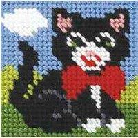 Orchidea EMB KIT KITTEN - Needlepoint Kit: My First Embroidery: Mini: Kitten