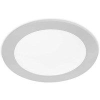 Netlighting Easy LED Round Recessed Downlight Panel Grey 12cm 580lm 4000K