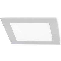 Netlighting Easy LED Square Recessed Downlight Panel Grey 12cm 580lm 3000K