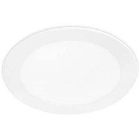 Netlighting Easy LED Round Recessed Downlight Panel Matt White 12cm 580lm 6000K