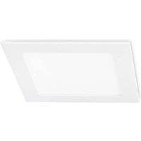 Netlighting Easy LED Square Recessed Downlight Panel Matt White 12cm 580lm 6000K