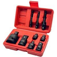 Havendro 9 Piece Impact Socket Adapter Set 3/4" 1/4" 3/8" 1/2" in Black