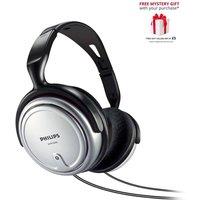 Philips SHP2500 Indoor Corded TV Studio Headphones in Black