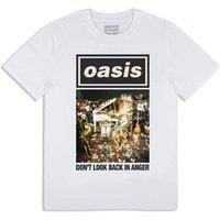 Rock Off officially Licensed Products Oasis Dont Look In Anger Single Cover T-Shirt in White | Size: Medium