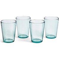 Fiskars Royal Doulton Gordon Ramsay Maze Set of 4 Hiball Glass 470ml - Blue in Aqua