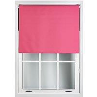 Furnished Fuchsia Pink Blackout Roller Blinds - Trimmable Window Shade for Home & Office | Size: 165 cm width x 210 cm drop