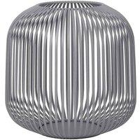 Blomus Lito Lantern Candle Holder Medium - Steel Gray in Grey