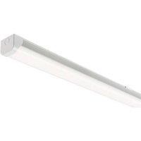 Netlighting 1768mm (6ft) LED Batten Emergency 230V 50W in Silver