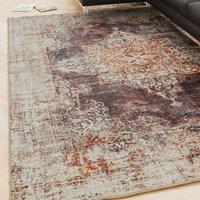 Kukoon Distressed Copper Soft Chenille Washable Living Room Area Rug | Size: 60 cm x 240 cm
