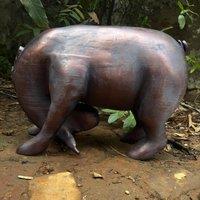Inspirational Gifting Large Eeyore Garden & Home Sculpture Ornament in Bronze