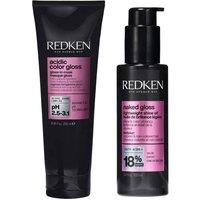 Redken Duo: Acidic Color Gloss 1 Min Gloss-in-Mask 250ml & Naked Gloss 100ml in Clear
