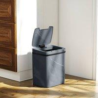 HOMCOM 15L Sensor Bin, Automatic Touchless Kitchen Bin, Battery Operated in Grey