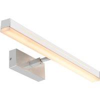 Nordlux Modern Indoor Wall Light Silver Aluminium Intergrated LED 2-Level Dimming - Mains Powered, IP44