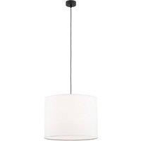 Netlighting Hilary Cylindrical Pendant Ceiling Light White Black Structure