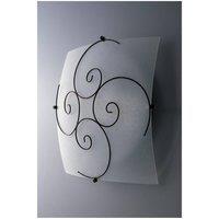 Netlighting Decorative Flush Ceiling Light White 30x30cm | Size: 30x30 cm