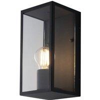 Netlighting Mirage Outdoor Wall Lantern Anthracite IP44 E27 in Black