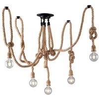 Netlighting Rope Multi Arm Ceiling Light Beige E27