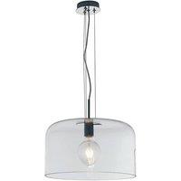 Netlighting Gibus Glass Dome Ceiling Pendant Clear E27