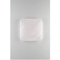 Netlighting Wave Integrated LED Dimmable Flush Ceiling Lamp Star Dust Effect in White